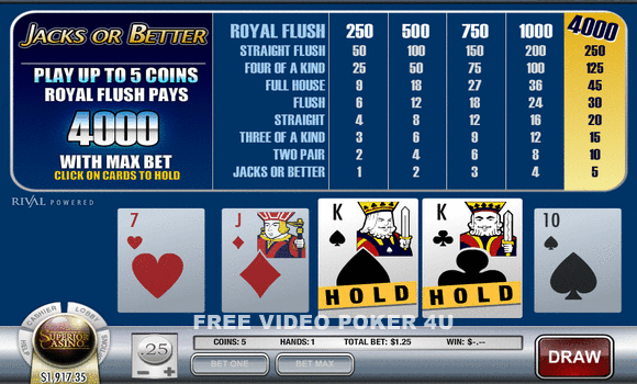 Best Video Poker To Play In Casino