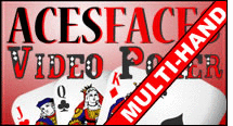 Free Multi Hand Aces Faces Video Poker