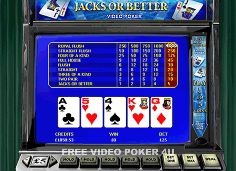 Jacks or Better at Betfair Casino screenshot
